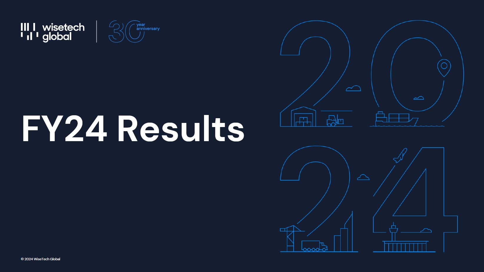 FY24 Results briefing presentation AIgenerated avatars WiseTech Global